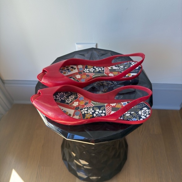 Melissa Shoes - Melissa Zen Rubber Sandals Red